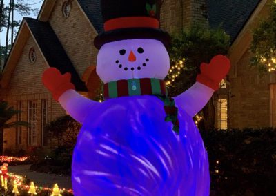 Christmas Decorations - Texas, USA by Larry