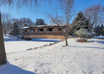 Frozen River - Wisconsin, USA by Coy